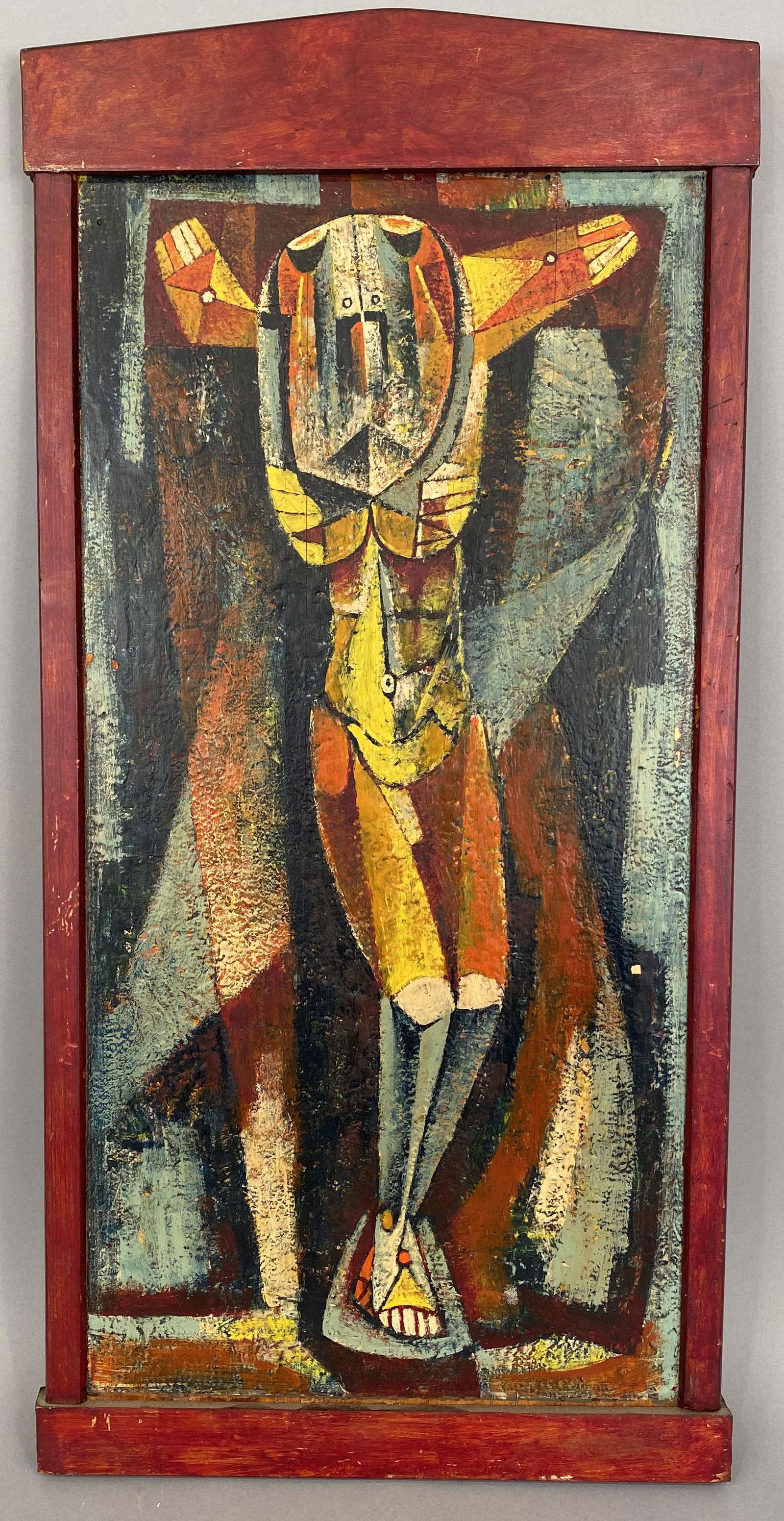 Tobias Schneebaum attracts Acrylic on Board Jesus (1 of 7)