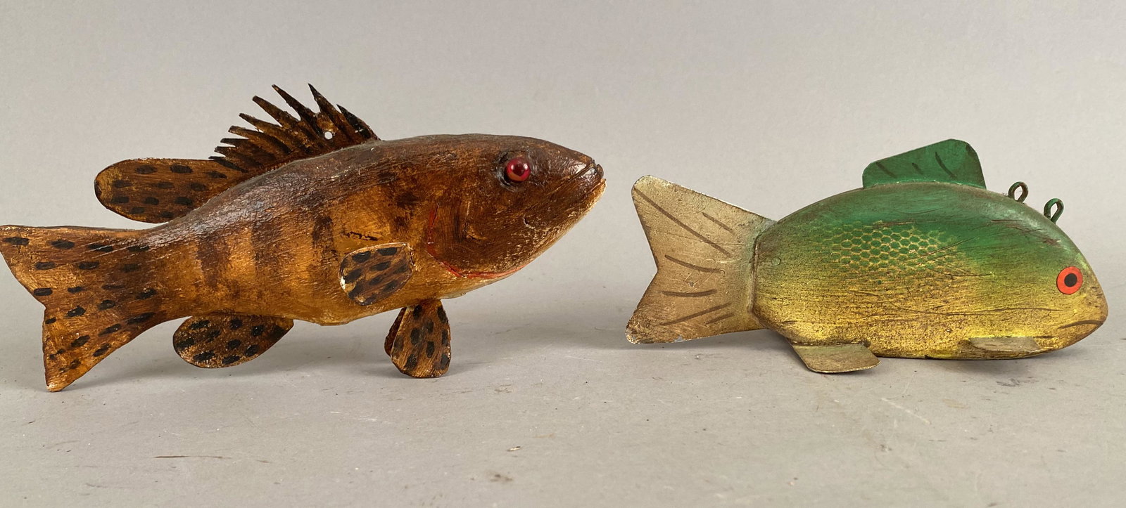 Two Vintage Fish Decoys (1 of 5)
