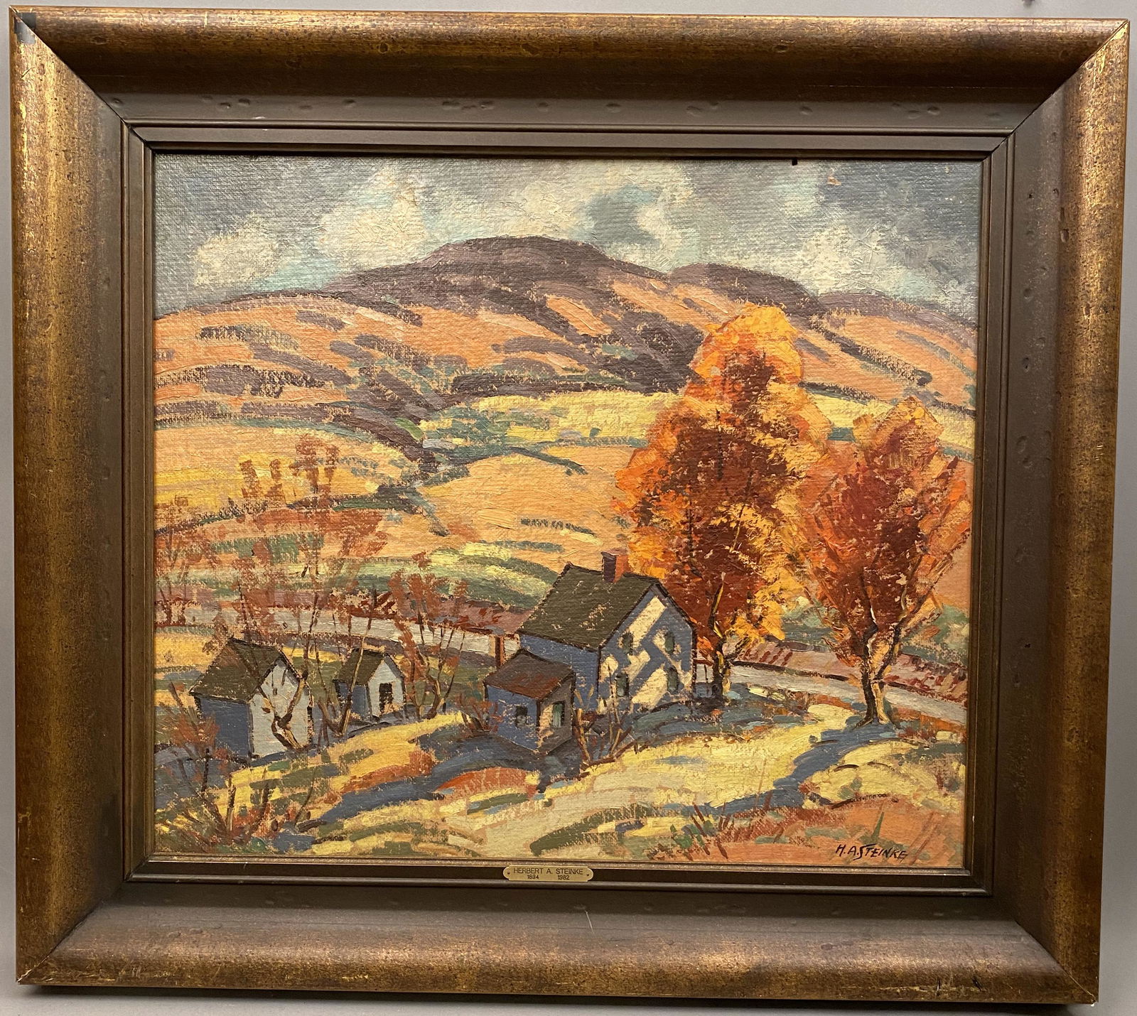 Herbert A Steinke Oil on Board (1 of 7)