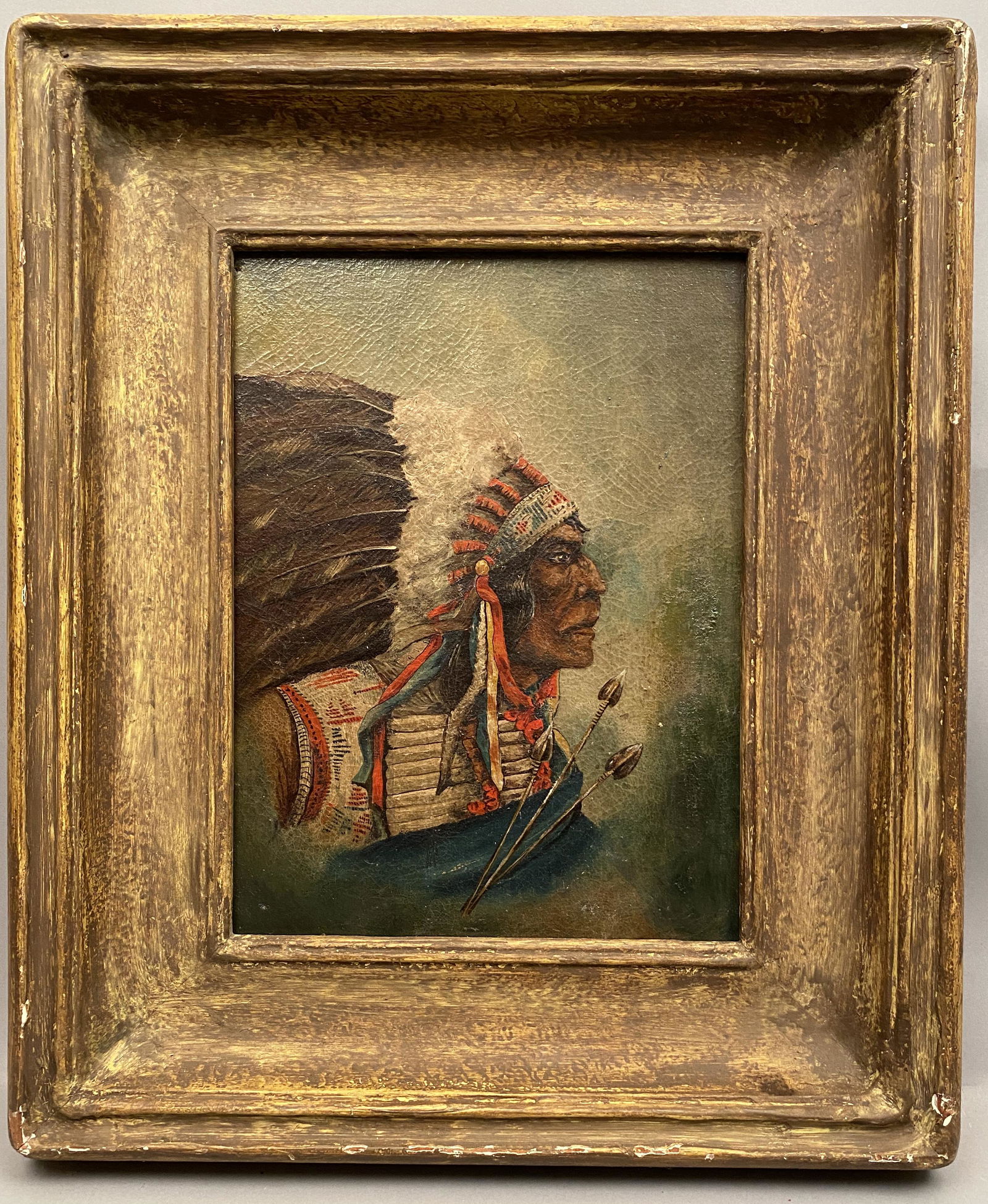 Olof Carl Wieghorst Native American Chief O/C (1 of 7)