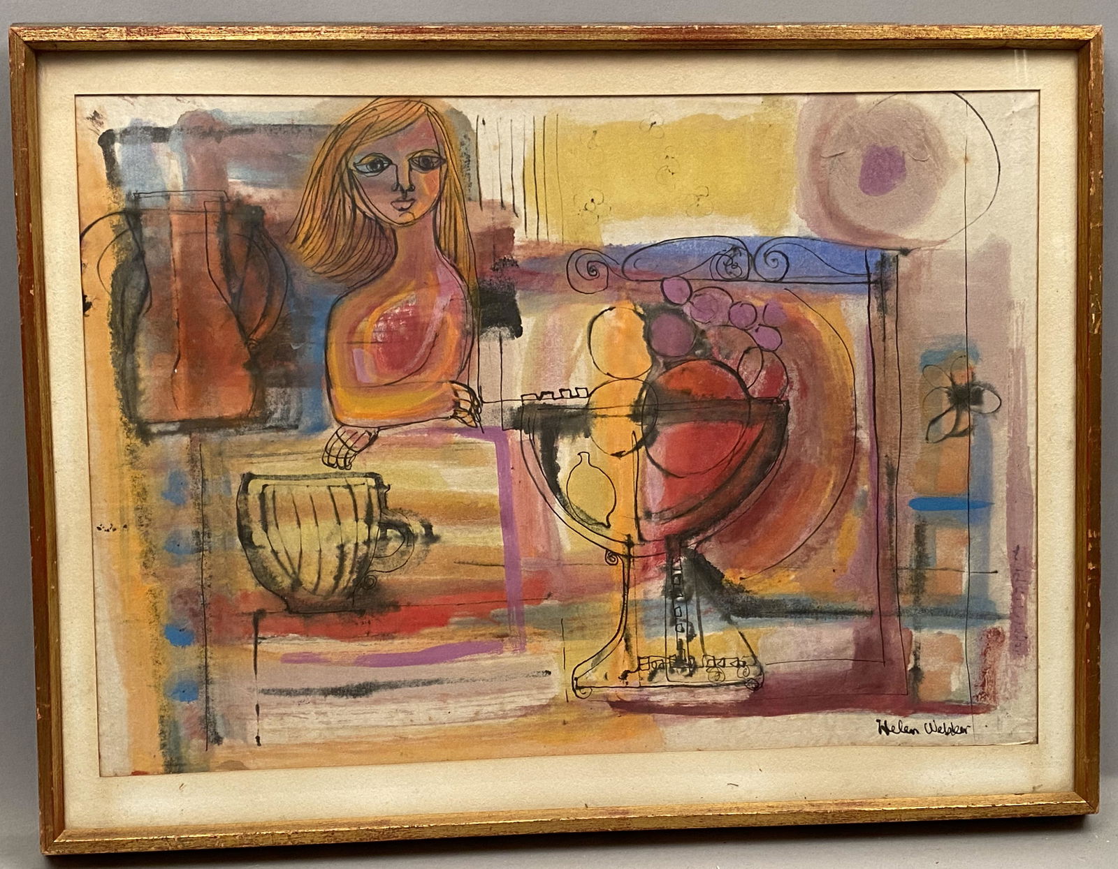 Helen Webber "Alice and the Compote" Watercolor (1 of 7)