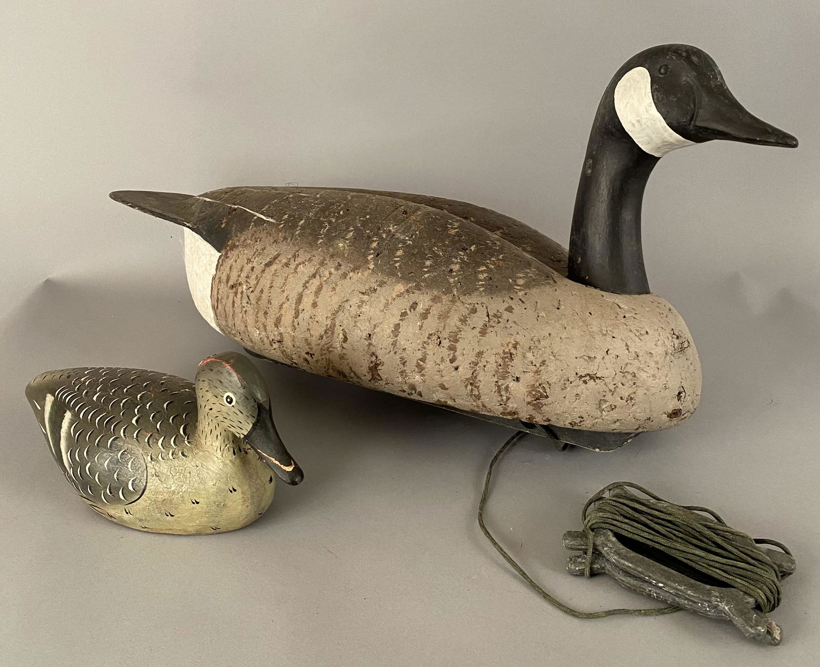 2 Painted Geese & Duck Decoys (1 of 8)