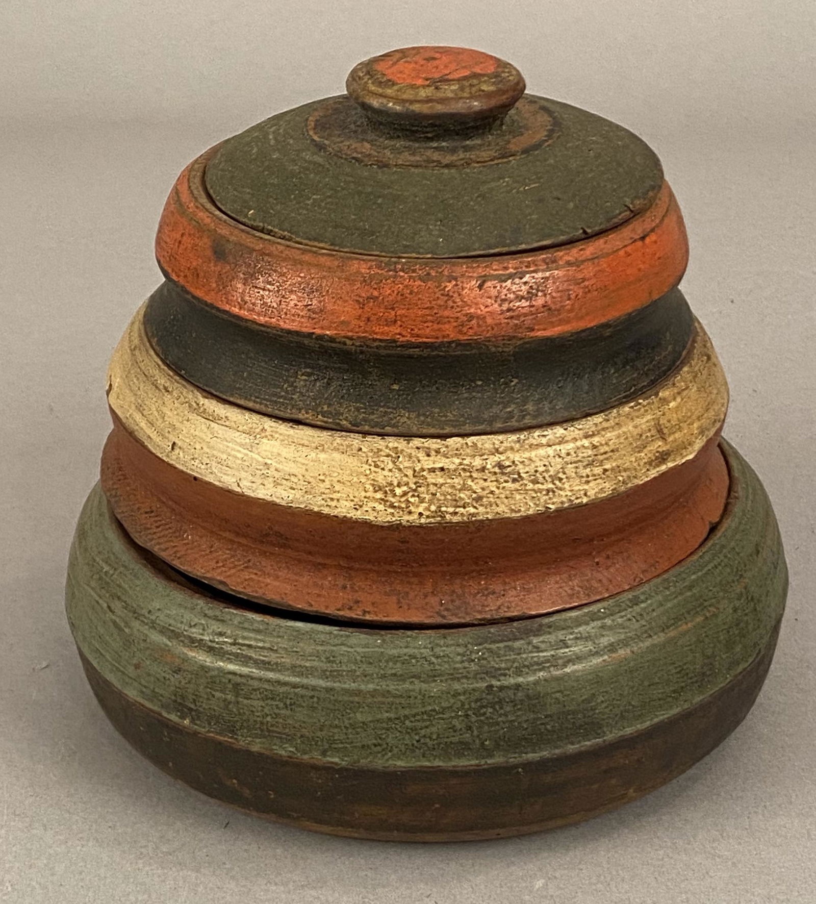 Round Multi Level Box in Paint w/Lock System (1 of 6)