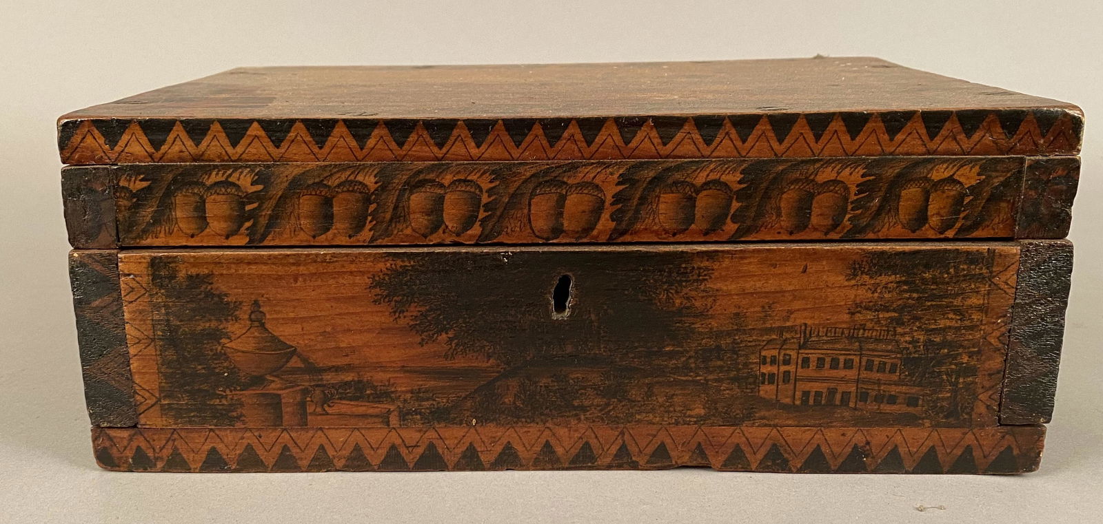 Paint Decorated Box by Evans Ed Davis (1 of 8)