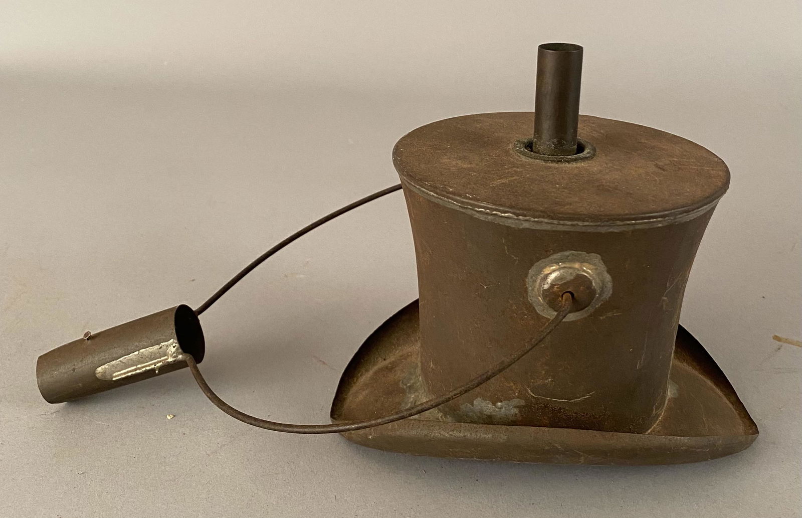 Rare Tin Parade Torch in Top Hat Form (1 of 6)