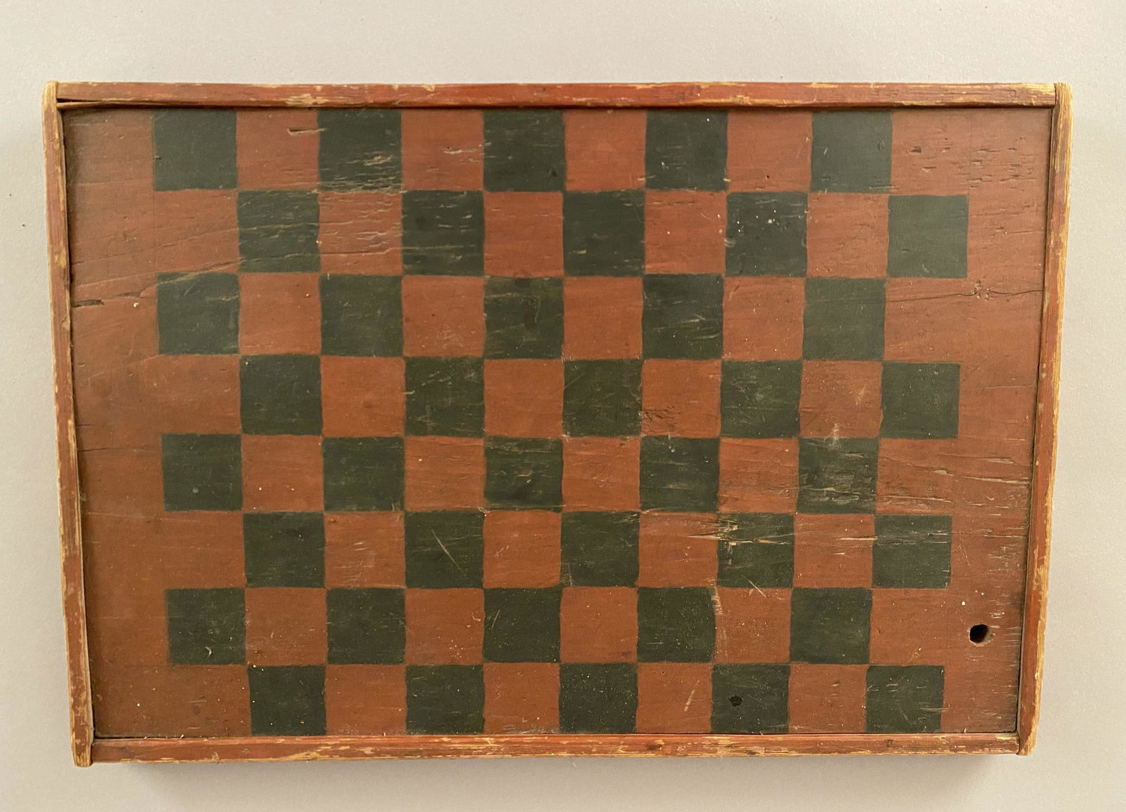 Red & Black Checkerboard in Original Finish (1 of 5)