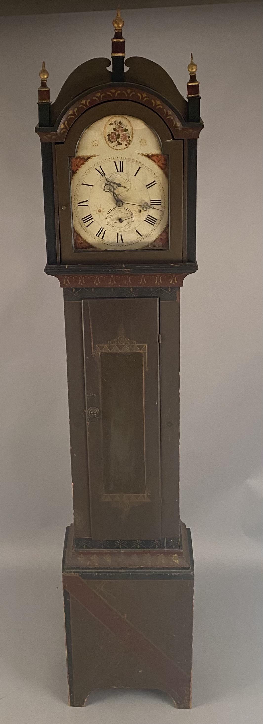 Silas Hoadly Wooden Works Grandfather Clock (1 of 17)