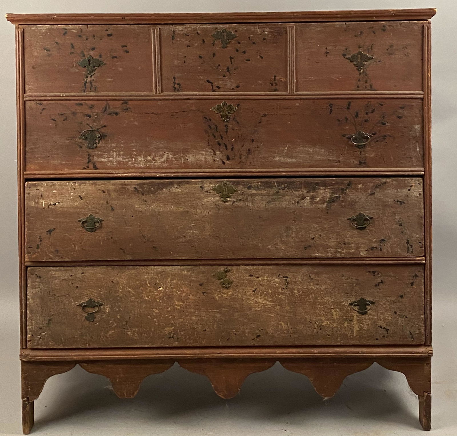 Important 17th/Early 18th C Lift Top Blanket Chest (1 of 17)