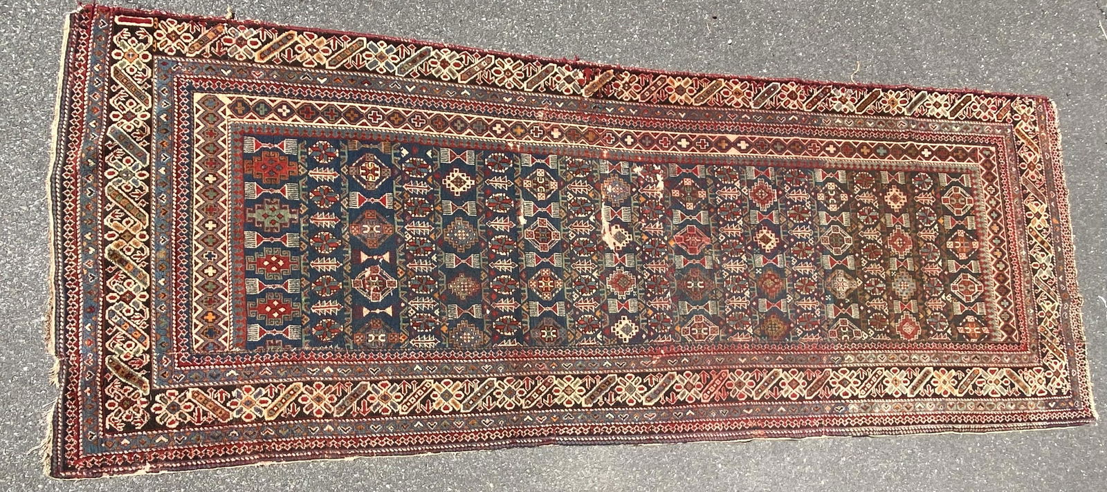 Oriental Rug w/Geometric & Floral Designs (1 of 9)