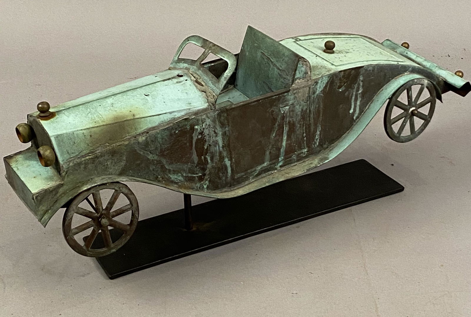 20th C Antique Car Weathervane-Copper & Brass (1 of 6)