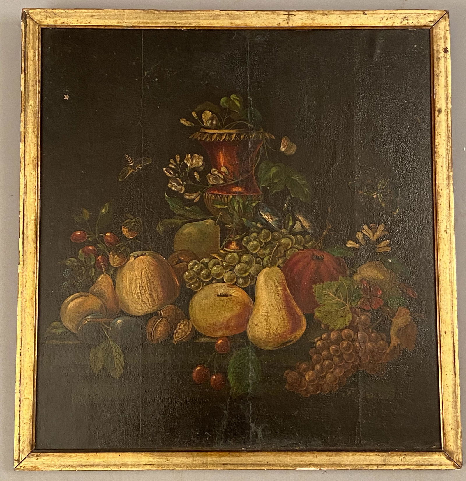 F Maurer Still Life w/Bee, Oil on Board (1 of 8)