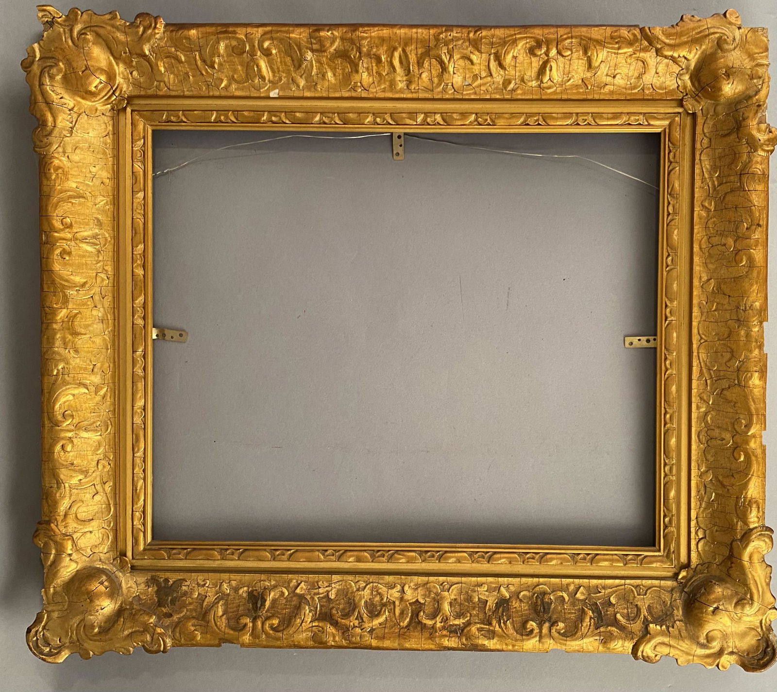 Ornate Carved and Gesso Frame w/Gold Leaf (1 of 6)