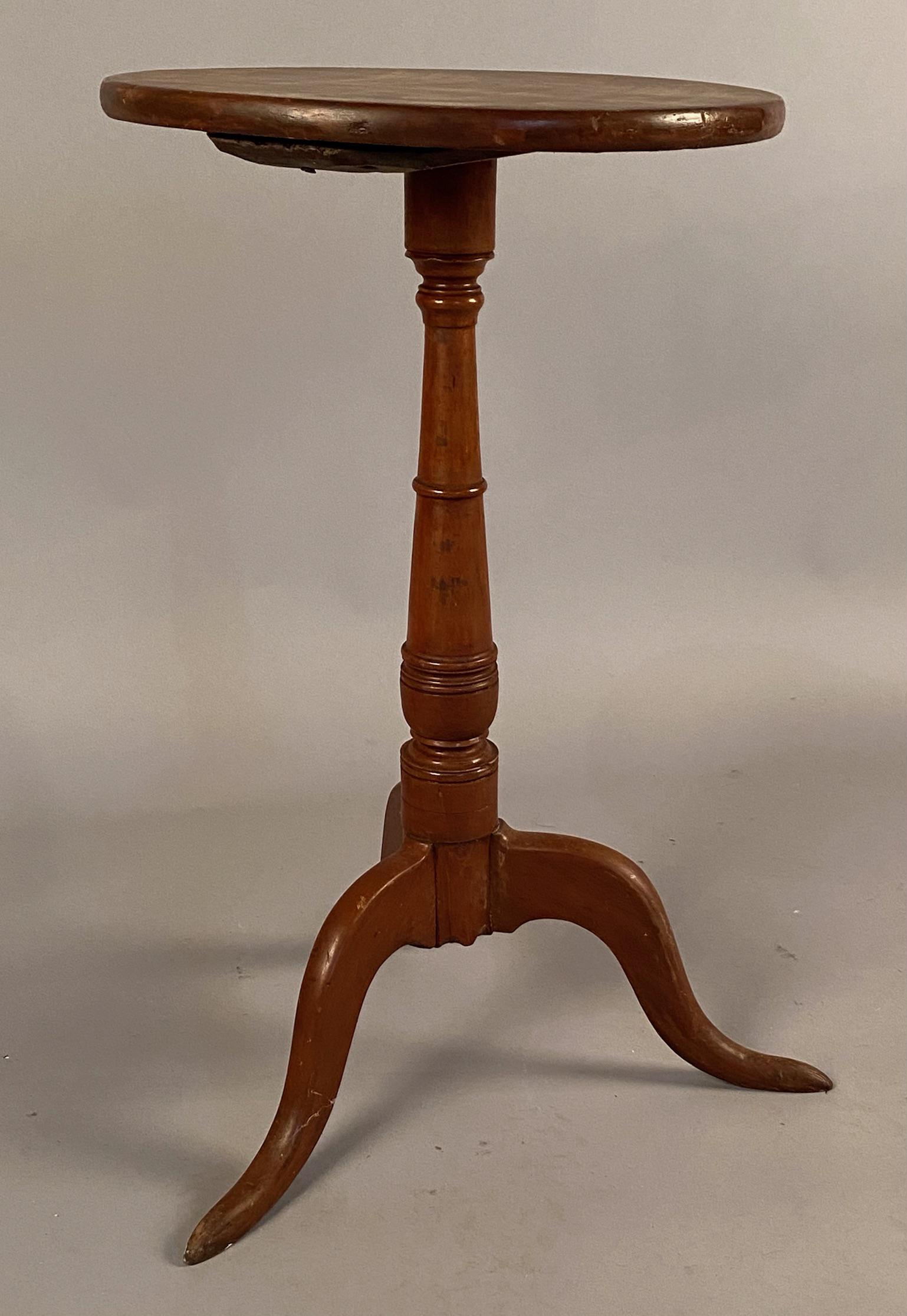 18th c Cherry Candle Stand (1 of 6)