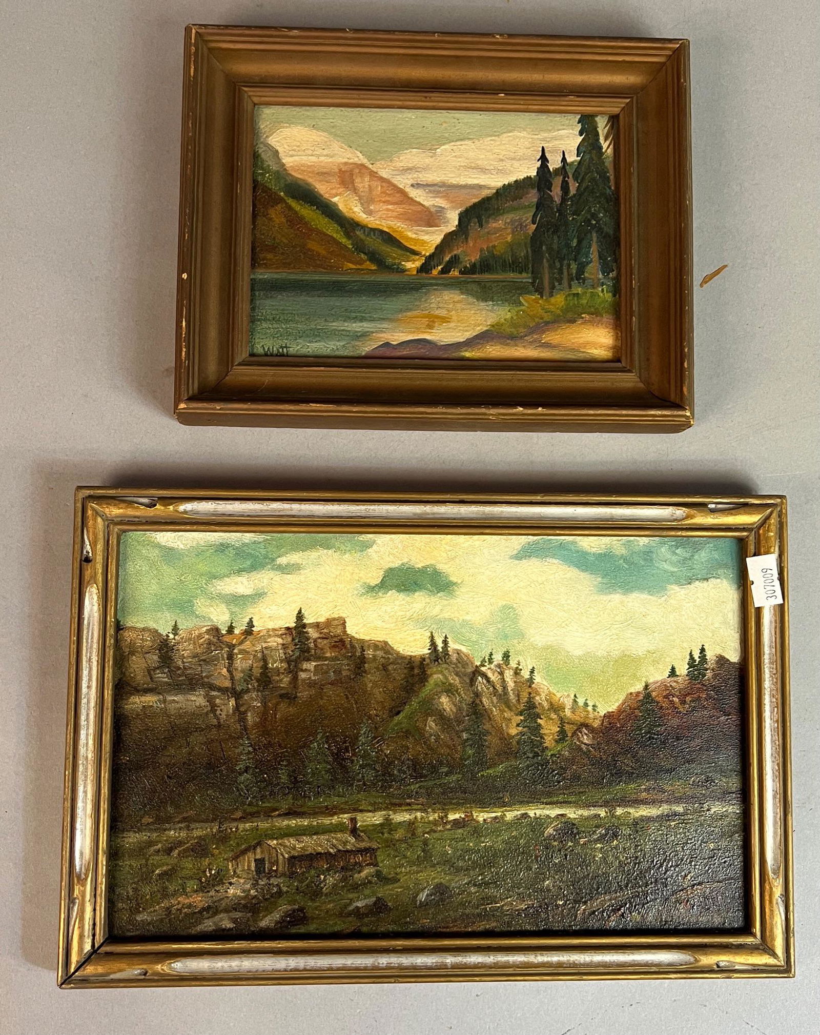 Two Mountain Landscape Scenes O/C (1 of 6)
