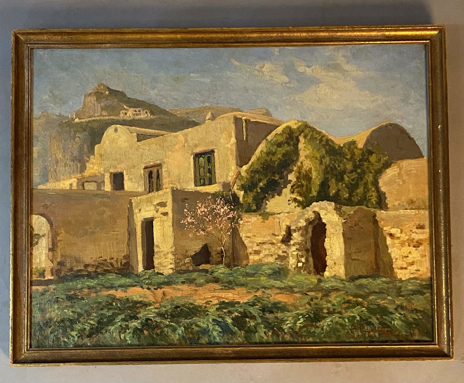 Antonio Odierna Large O/C Italian Cottage (1 of 5)