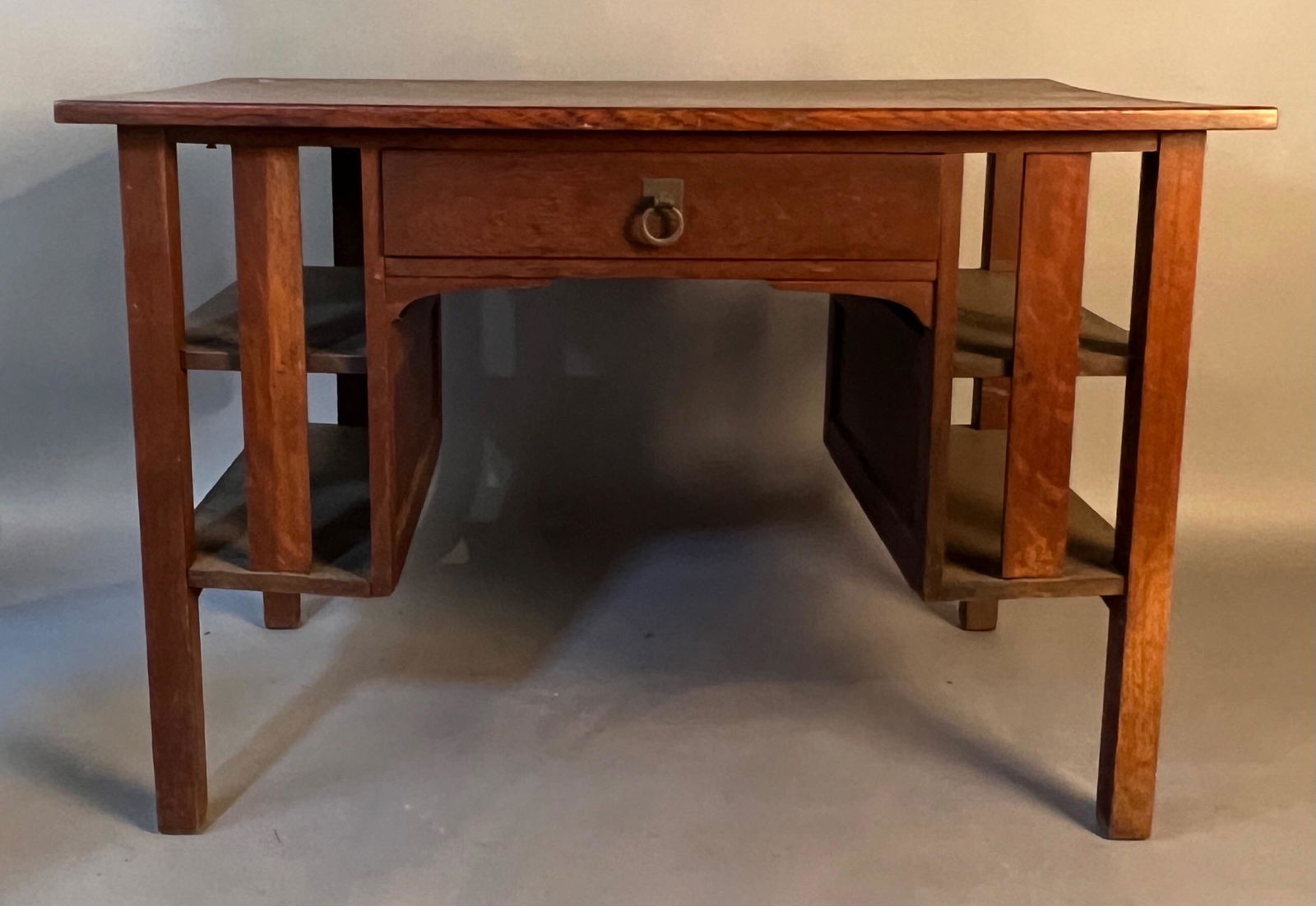 Stickley Brother's Mission Oak Desk (1 of 6)