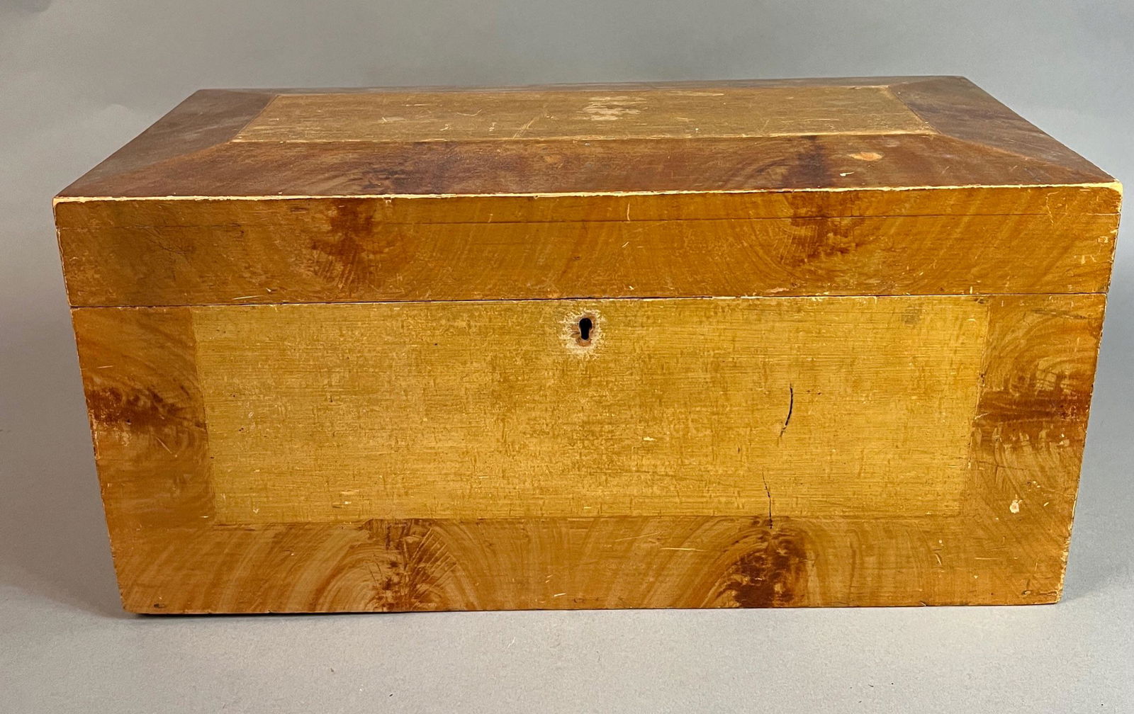 19th c Paint Decorated Document Box (1 of 13)