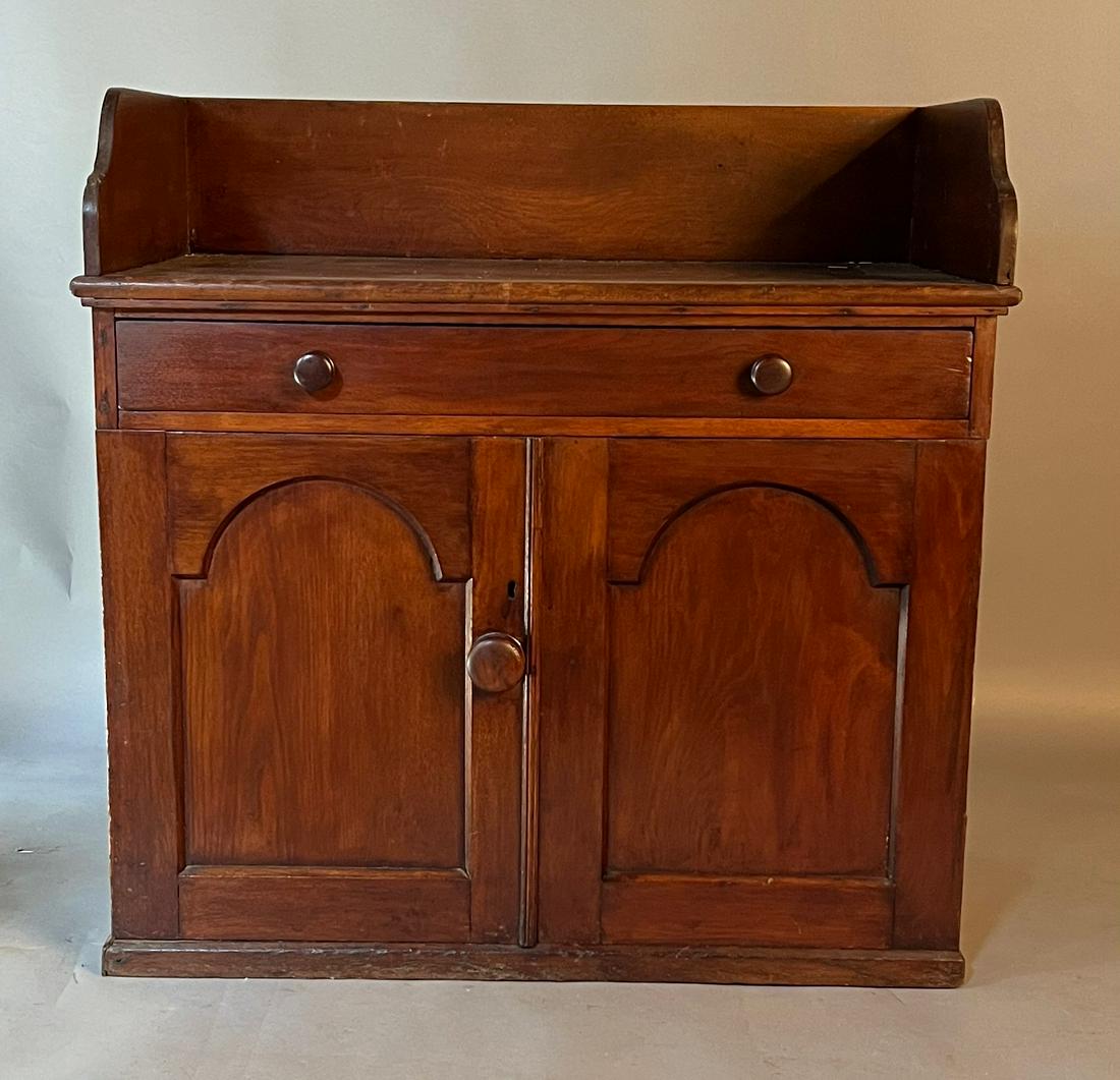 19th c Walnut Commode with Splash Back (1 of 7)