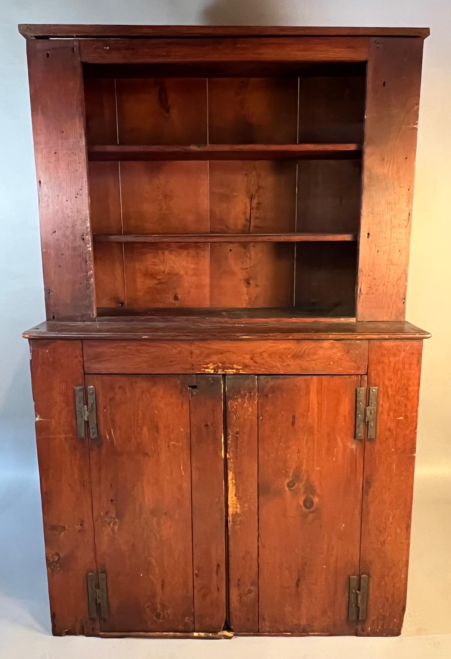 18th c Step Back Cupboard (1 of 5)