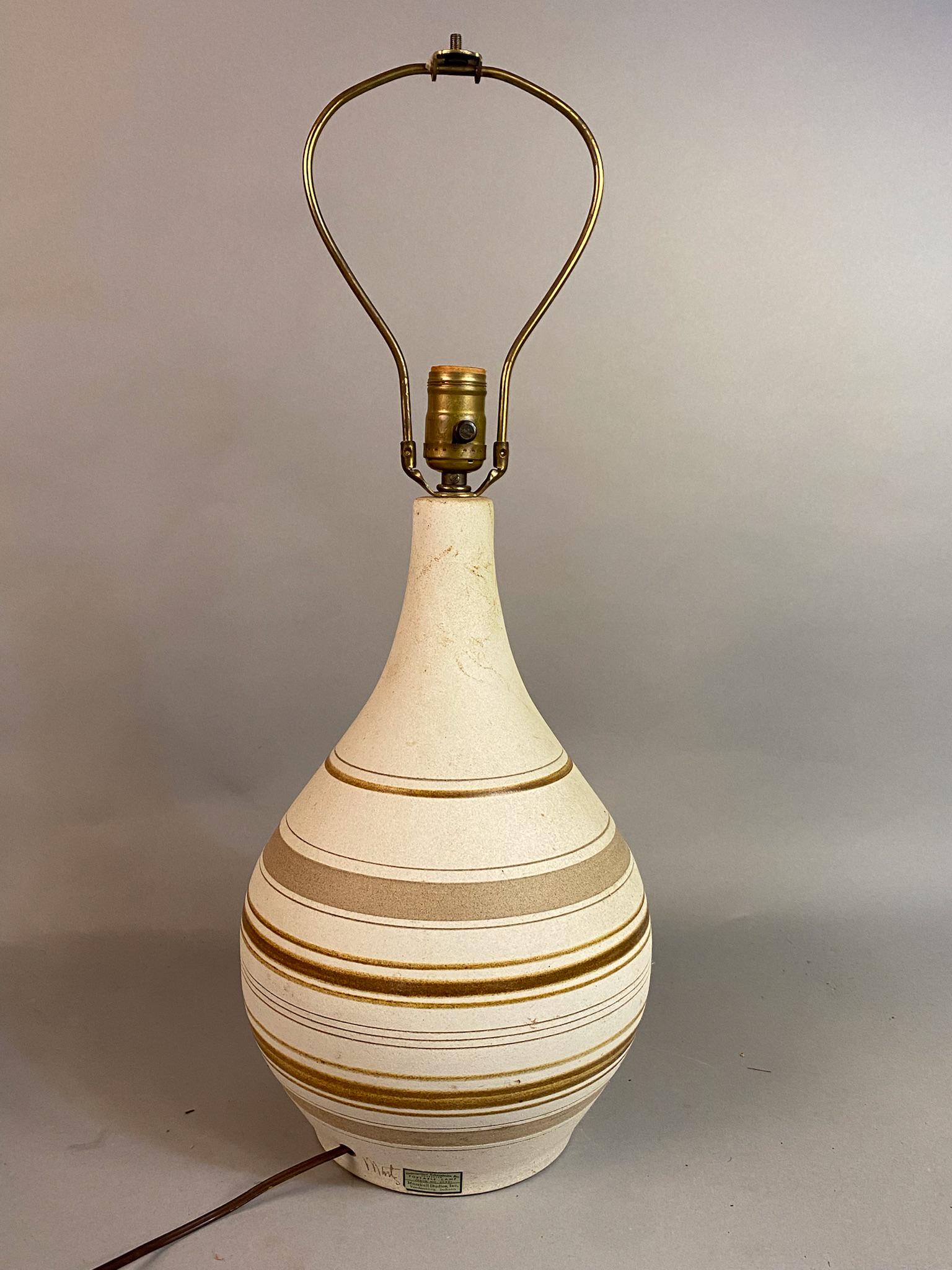 Vintage Marshal Studio for Martz Lamp Signed (1 of 5)