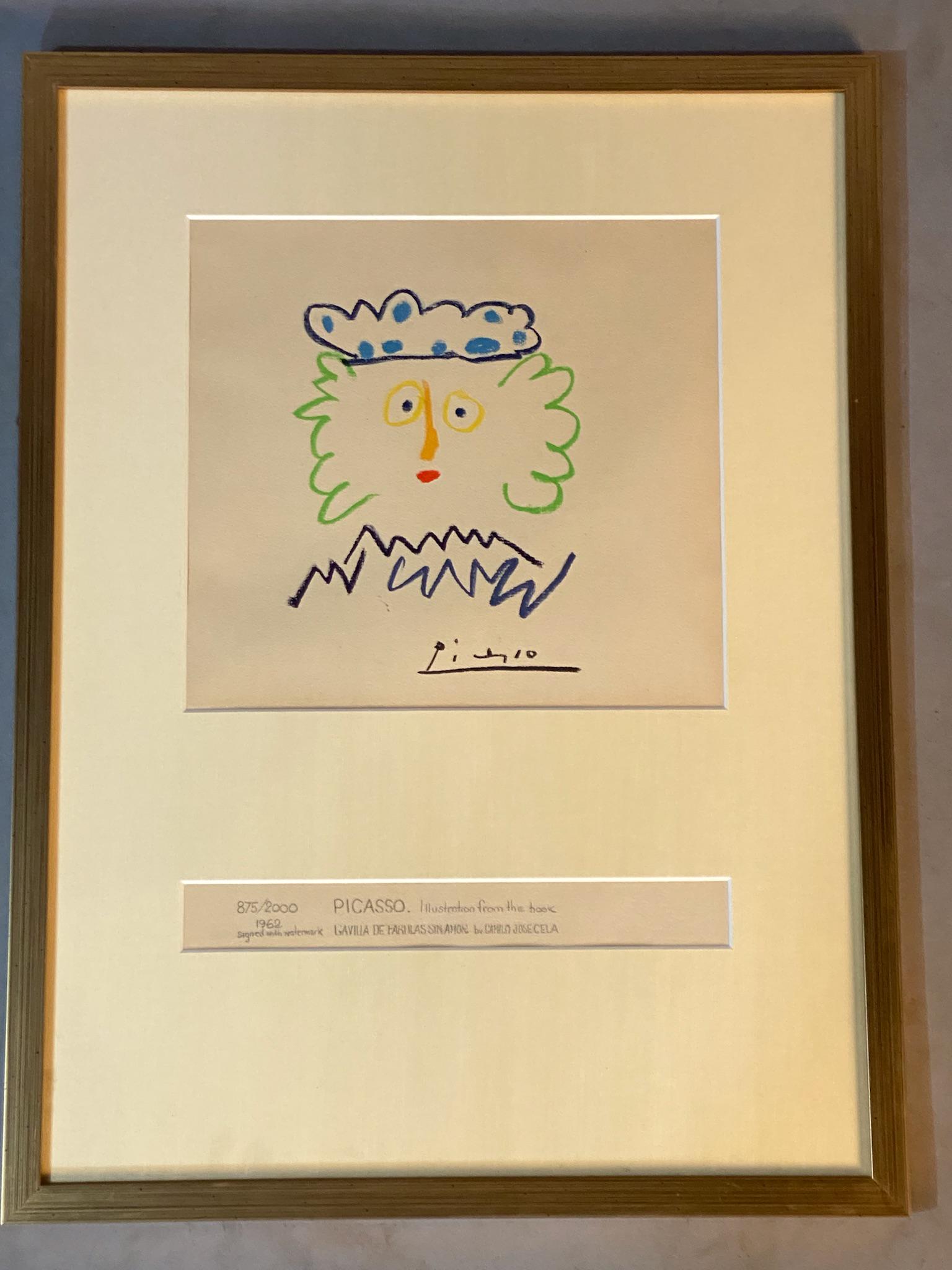 Pablo Picasso Lithograph Illustration Signed & Numbered (1 of 5)