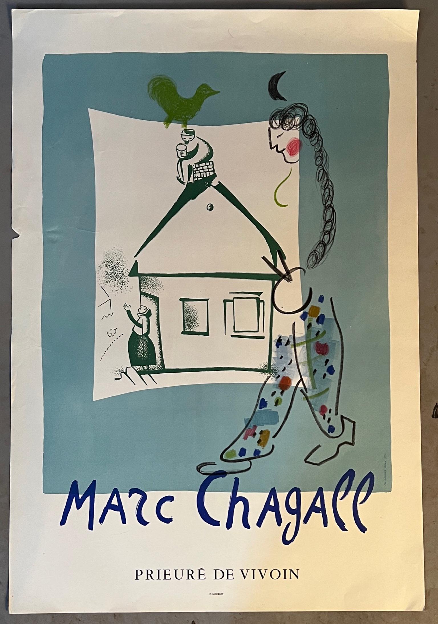 Marc Chagall Prieure de Vivoin Poster (1 of 6)