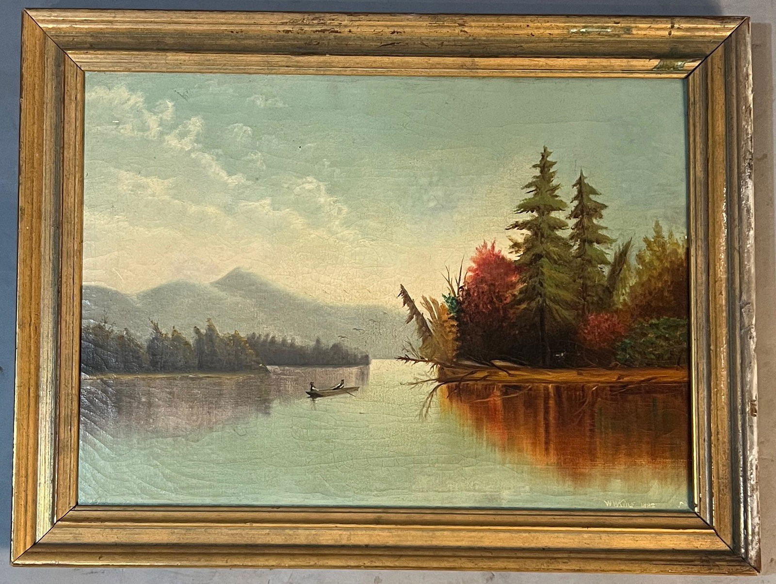 WW King o/c Landscape of Mountains and Foliage (1 of 5)