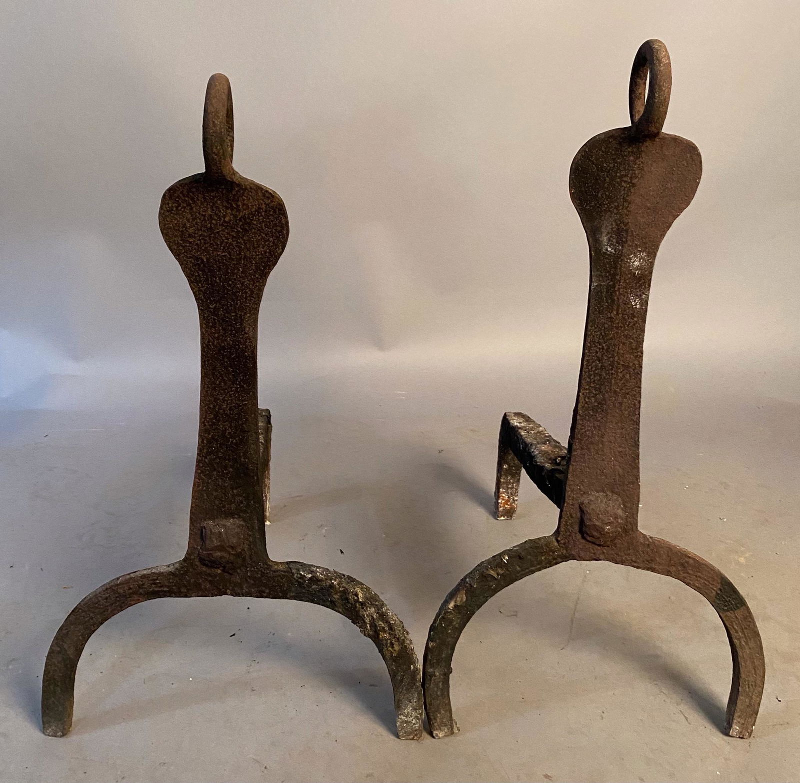 Pair of Iron Andirons (1 of 4)