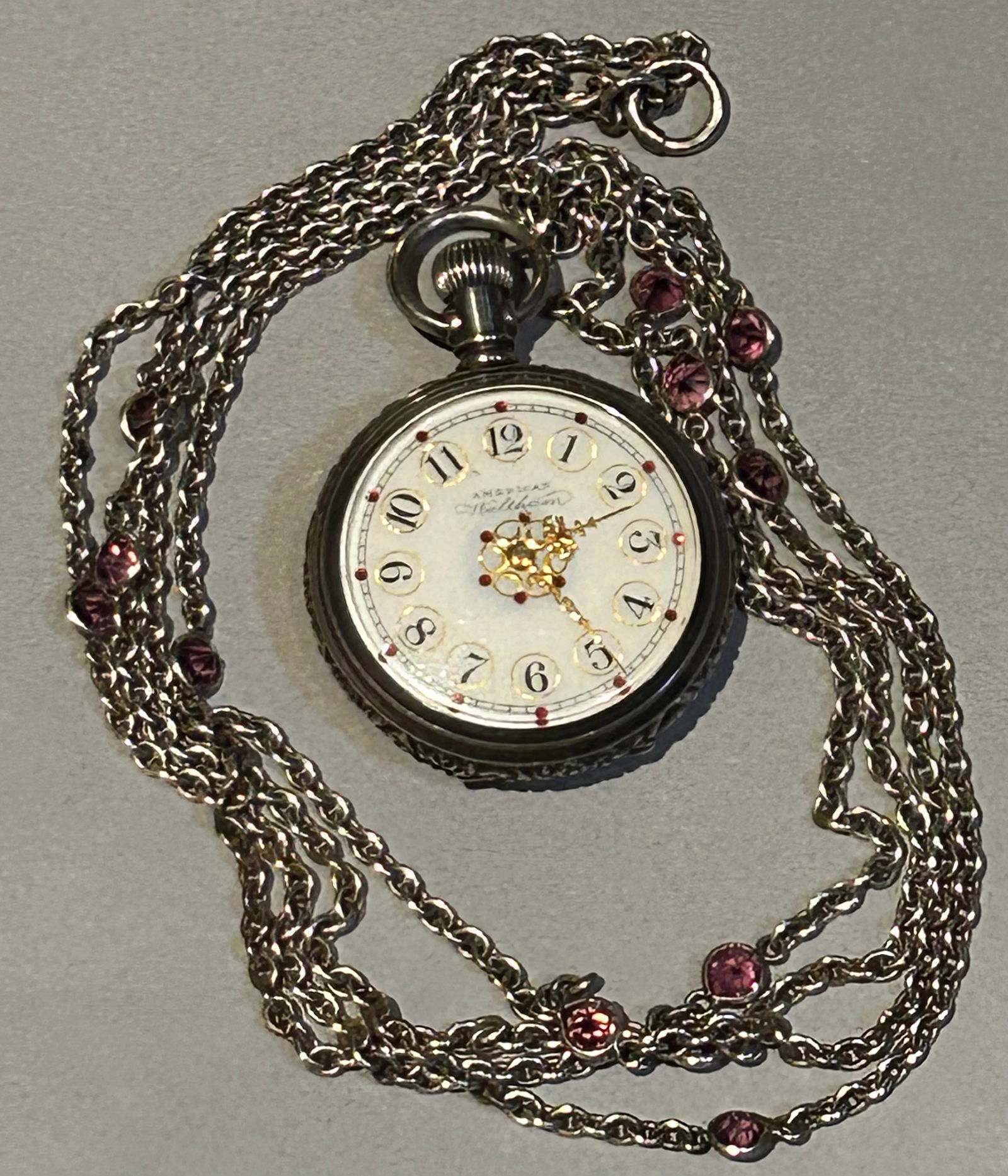 Ladies Waltham Silver Pocet Watch (1 of 6)