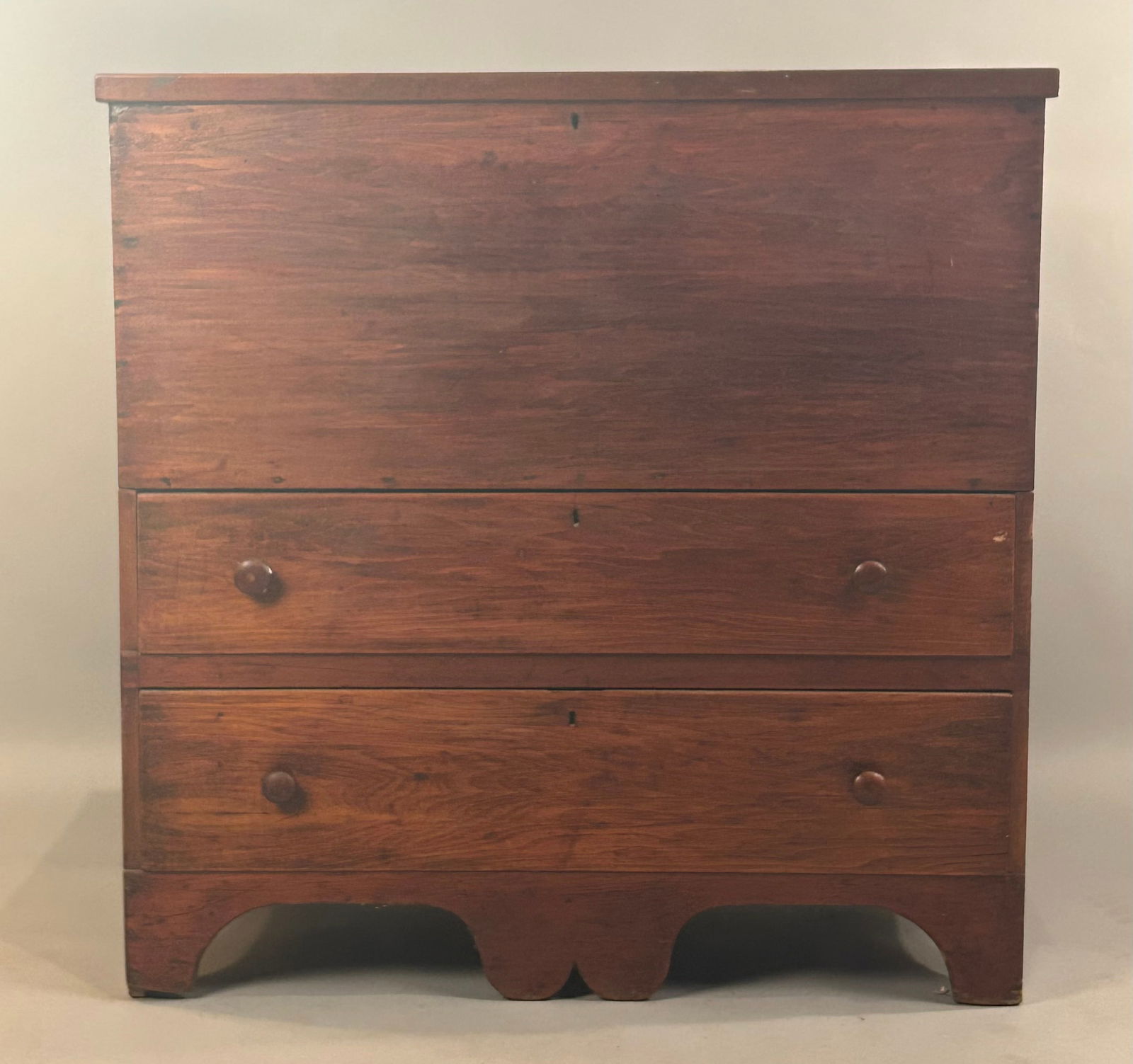 Early Two Drawer Lift Top Blanket Chest (1 of 8)
