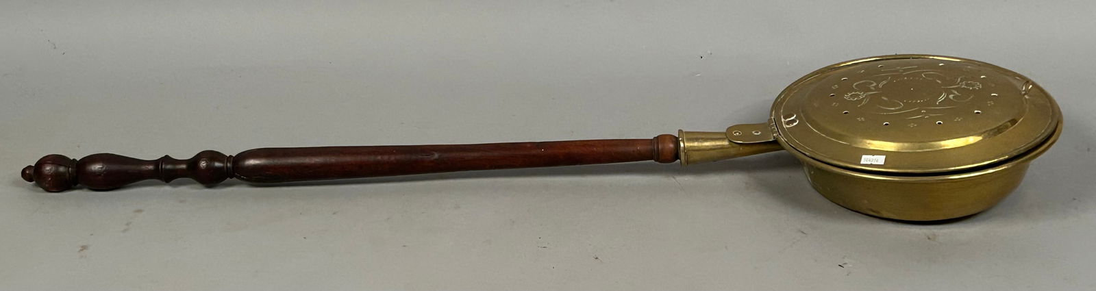 19th C Brass Bed Warmer (1 of 5)