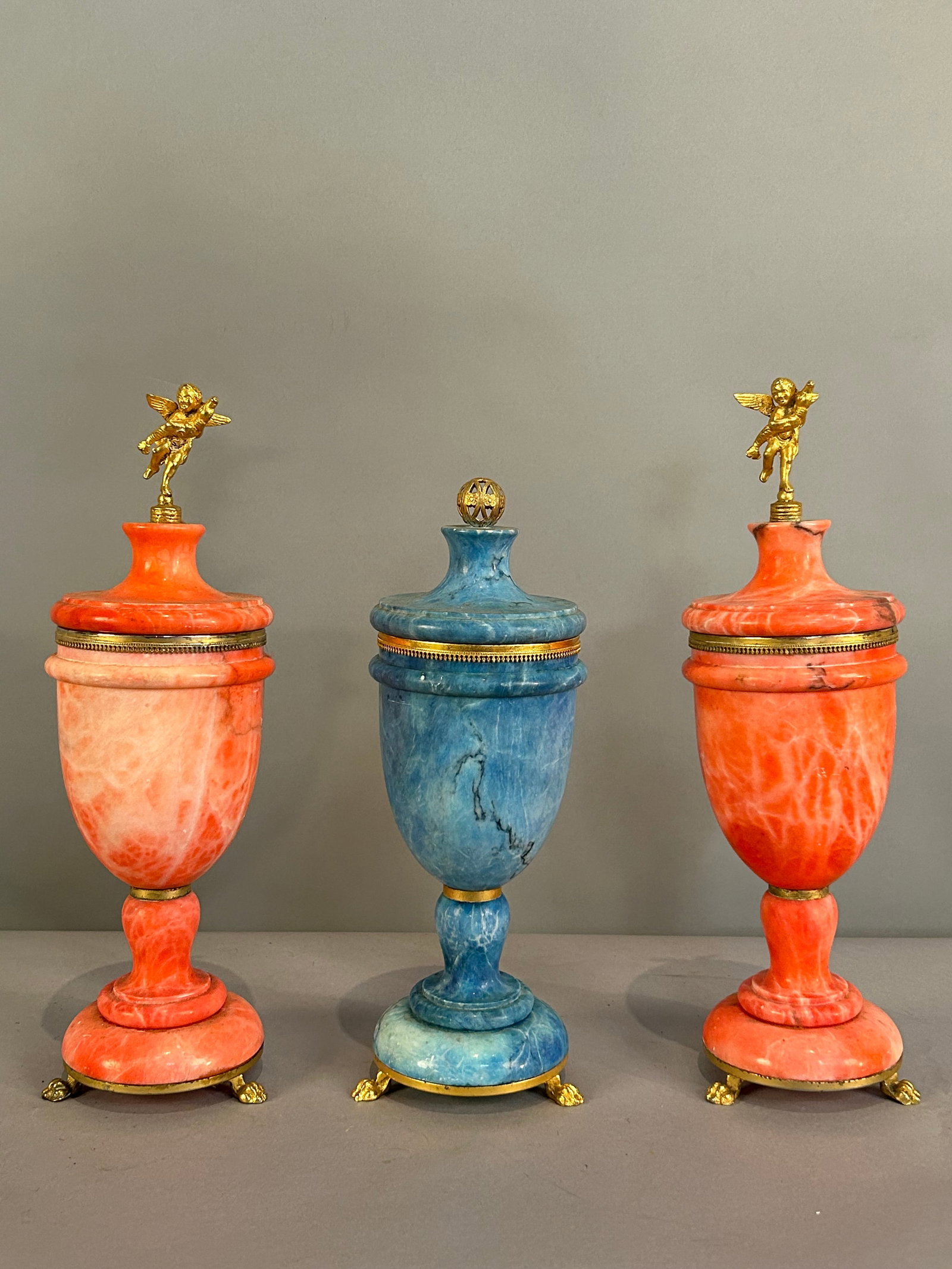 Three Italian Marble Urns (1 of 10)