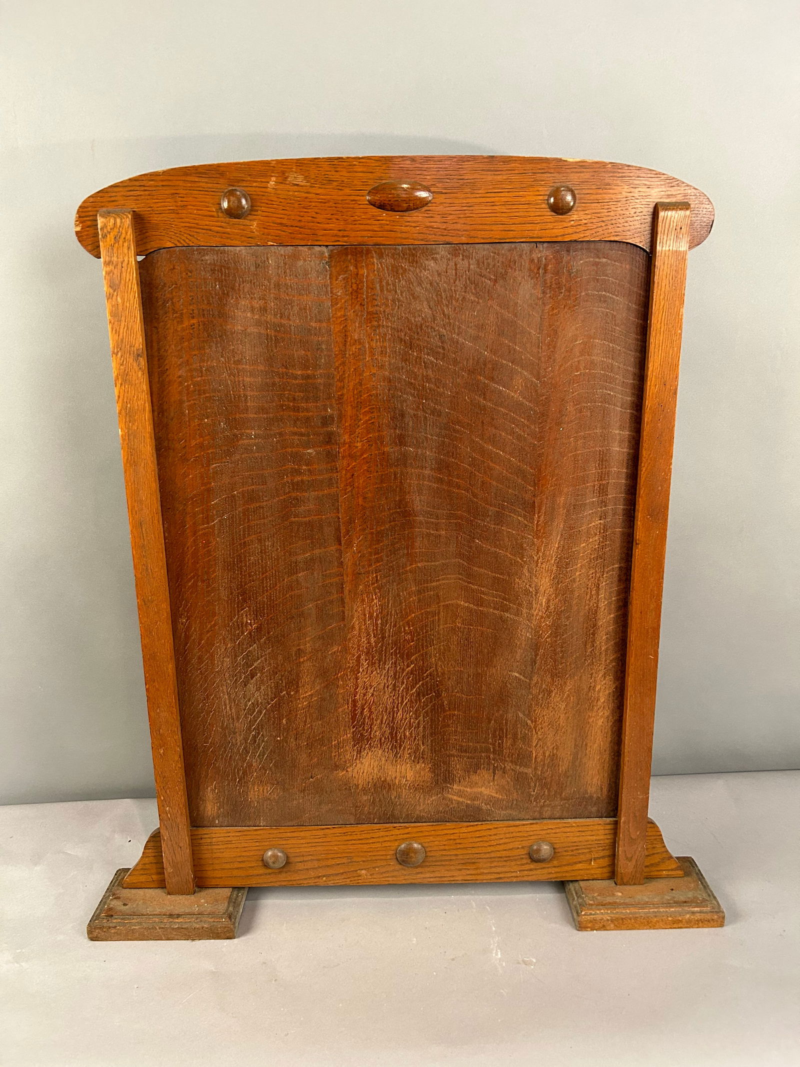 Antique Oak Arts & Crafts Style Fire Screen (1 of 4)