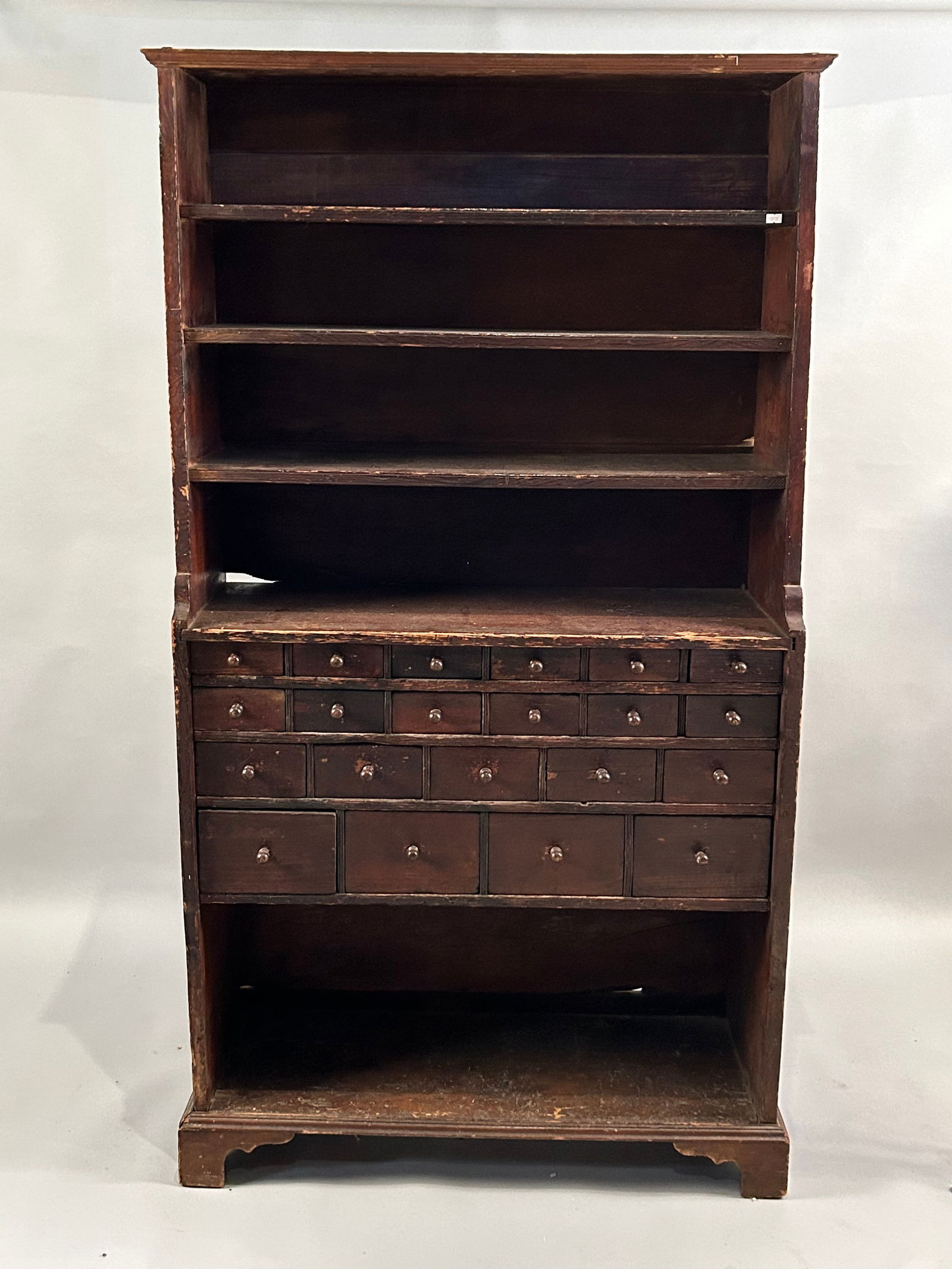 18th c Step Back Apothecary Cupboard (1 of 12)