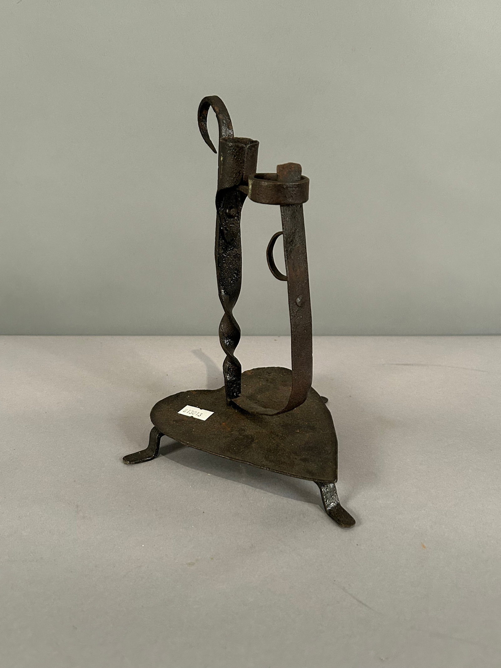 Antique heart shaped candle holder. (1 of 5)