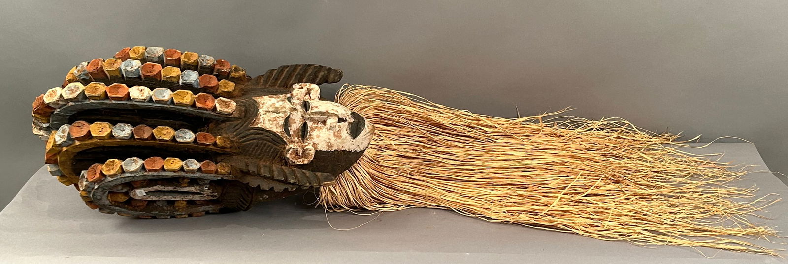 Carved African Mask Polychrome (1 of 7)