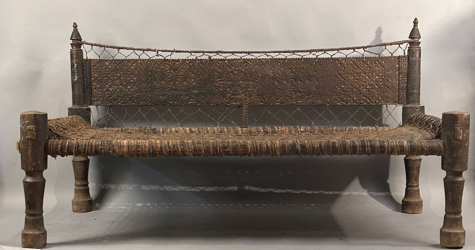 Antique Swat Valley Rope Bed (1 of 8)