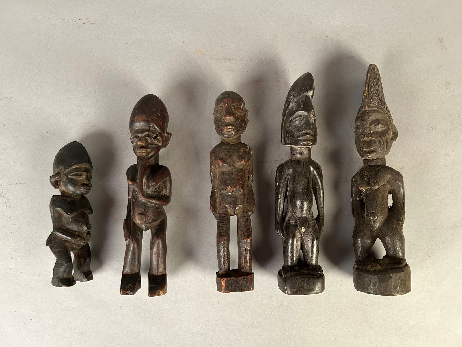 5 tribal African art figures (1 of 5)