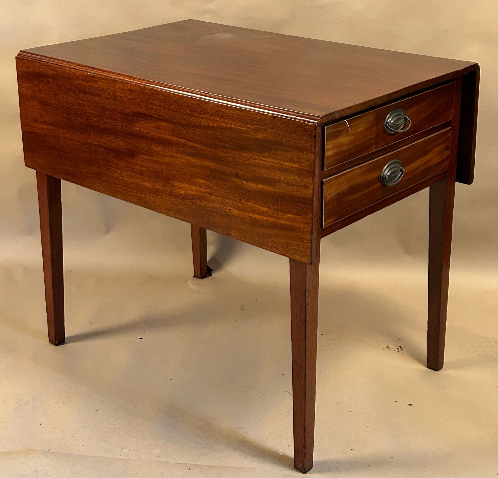 Rare Federal Two Drawer Pembroke Table (1 of 8)