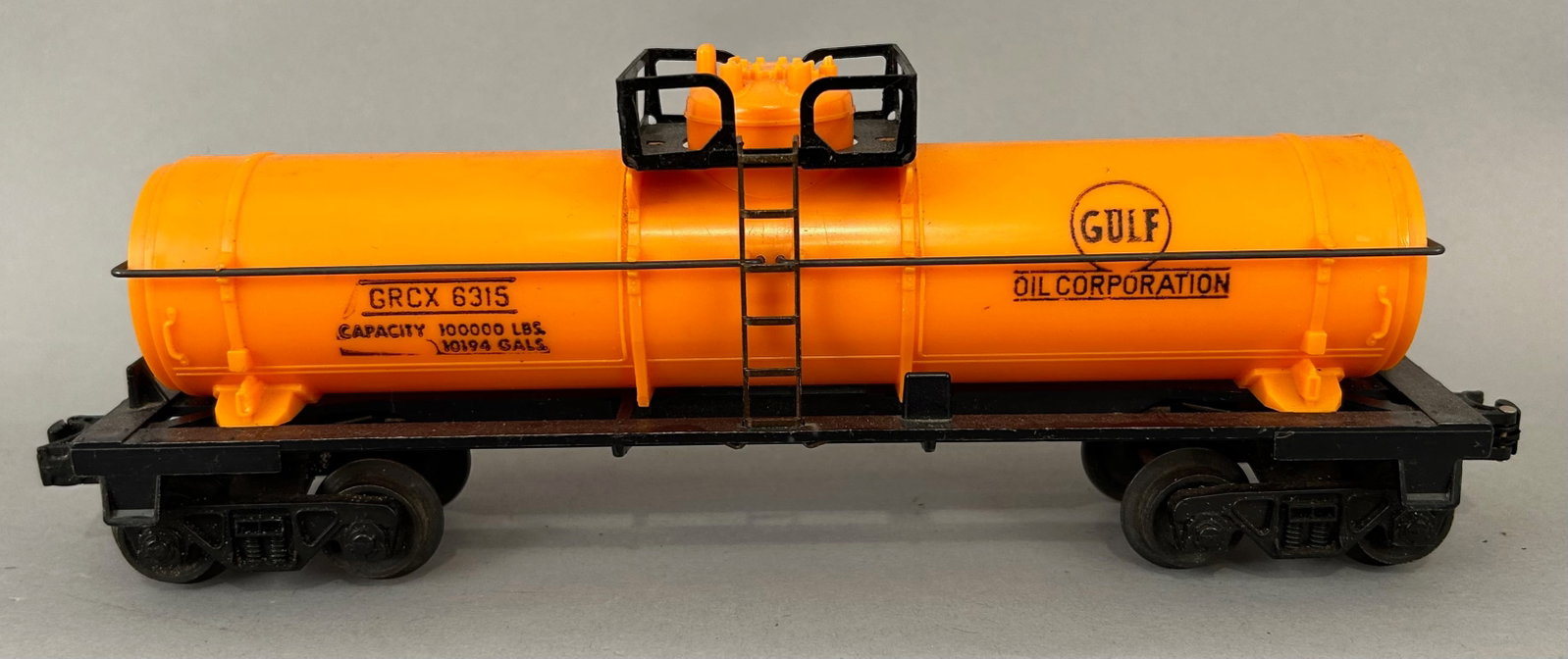 Gulf Oil Chemical Tank Car 6315 O Gauge: Gulf Oil Chemical Tank Car 6315. O Gauge