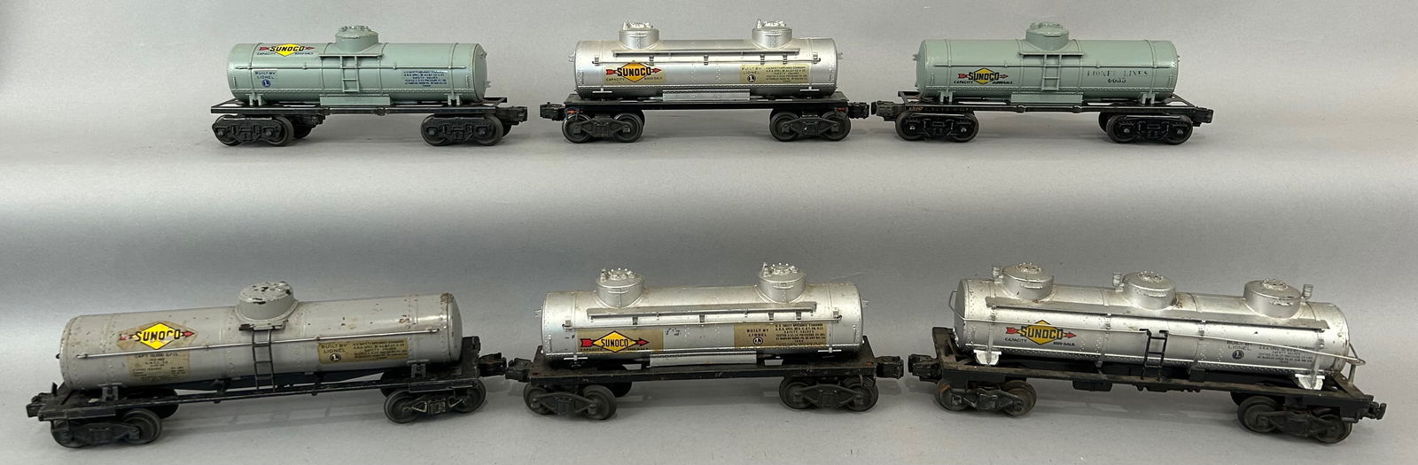 Six Assorted Lionel Sunoco Tank Cars O Gauge (1 of 10)