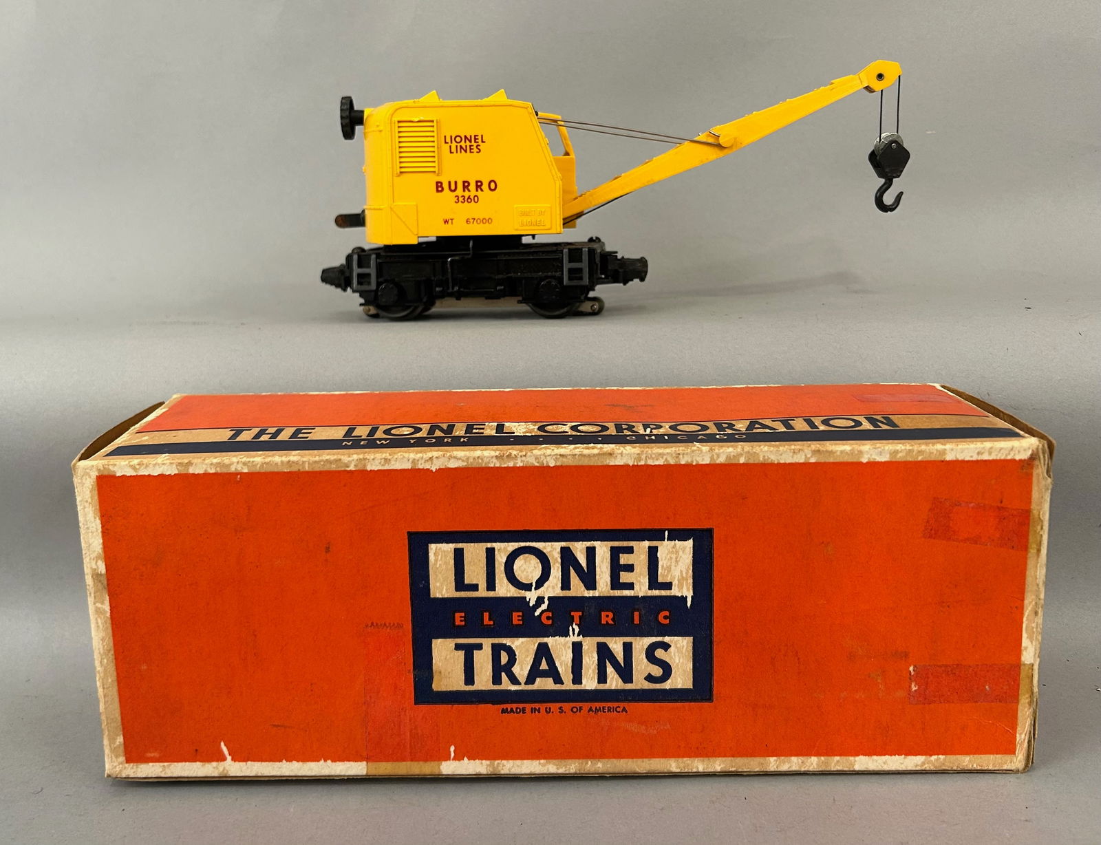Lionel 3360 Burro Crane with original box (1 of 6)