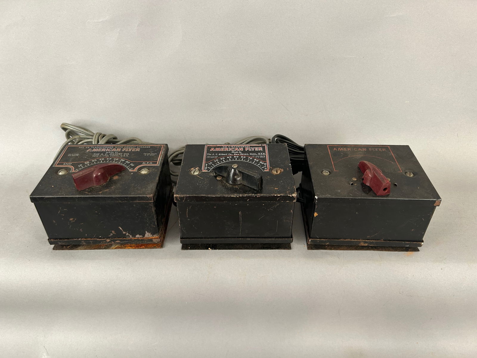 Three American Flyer Transformers (1 of 6)