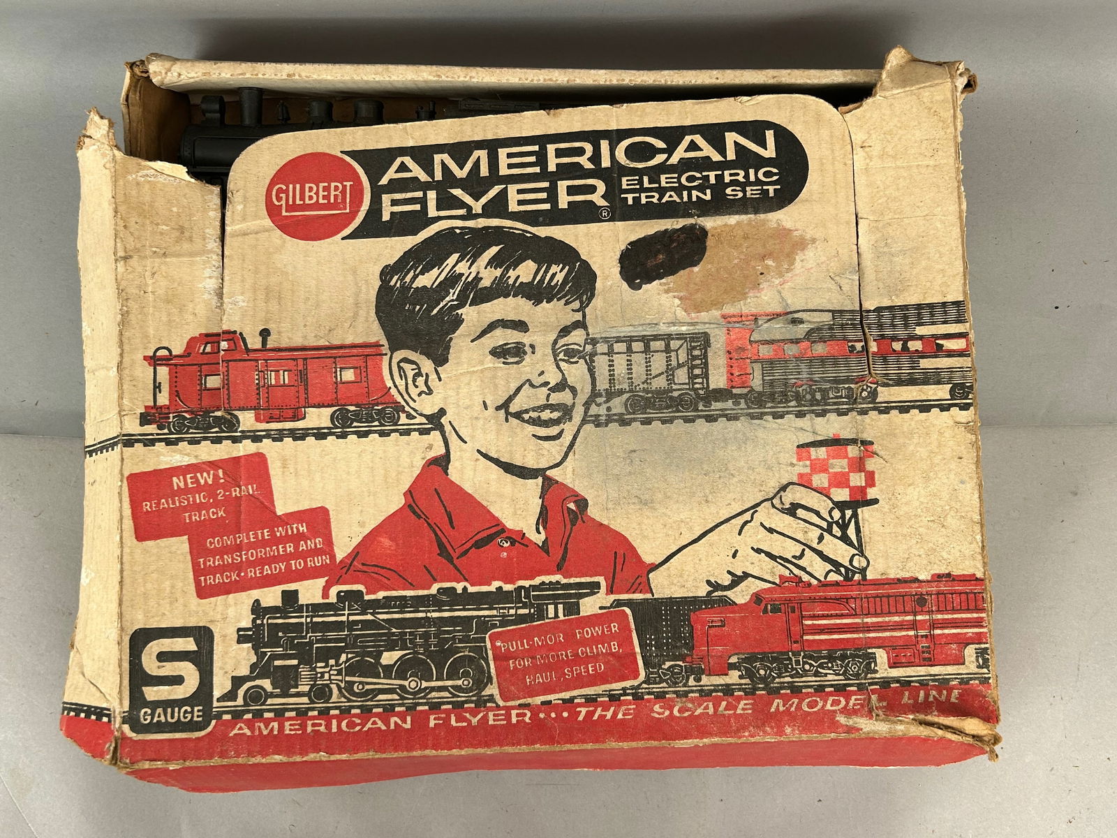 American flyer train set in box (1 of 7)