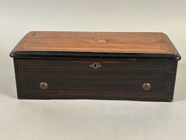 Antique Swiss cylinder music box