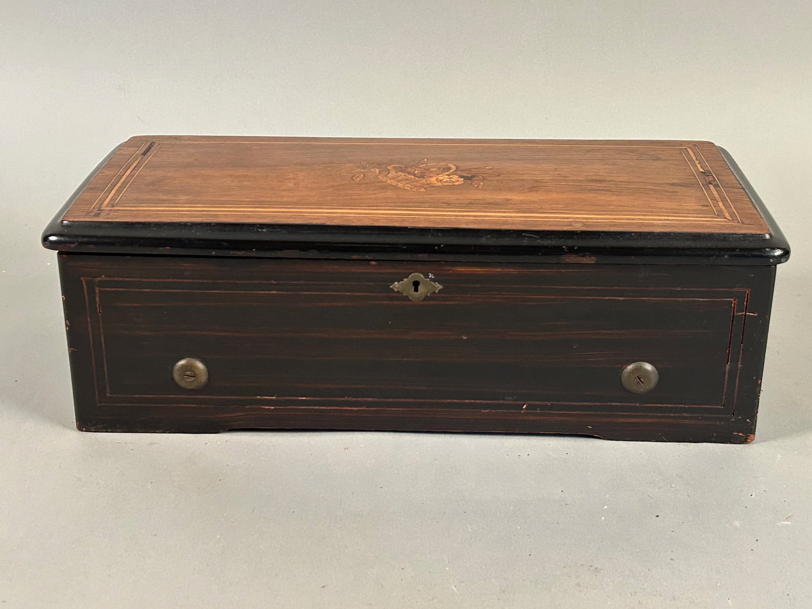 Antique Swiss cylinder music box (1 of 13)