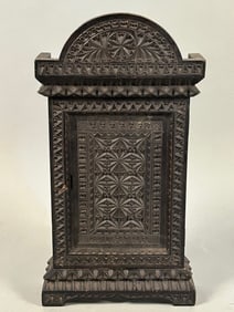 Small pilgrim century style key cupboard