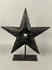 16" Cast Iron Antique Architectural Star