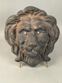 Antique Cast Iron Lions Head Fountain Spout