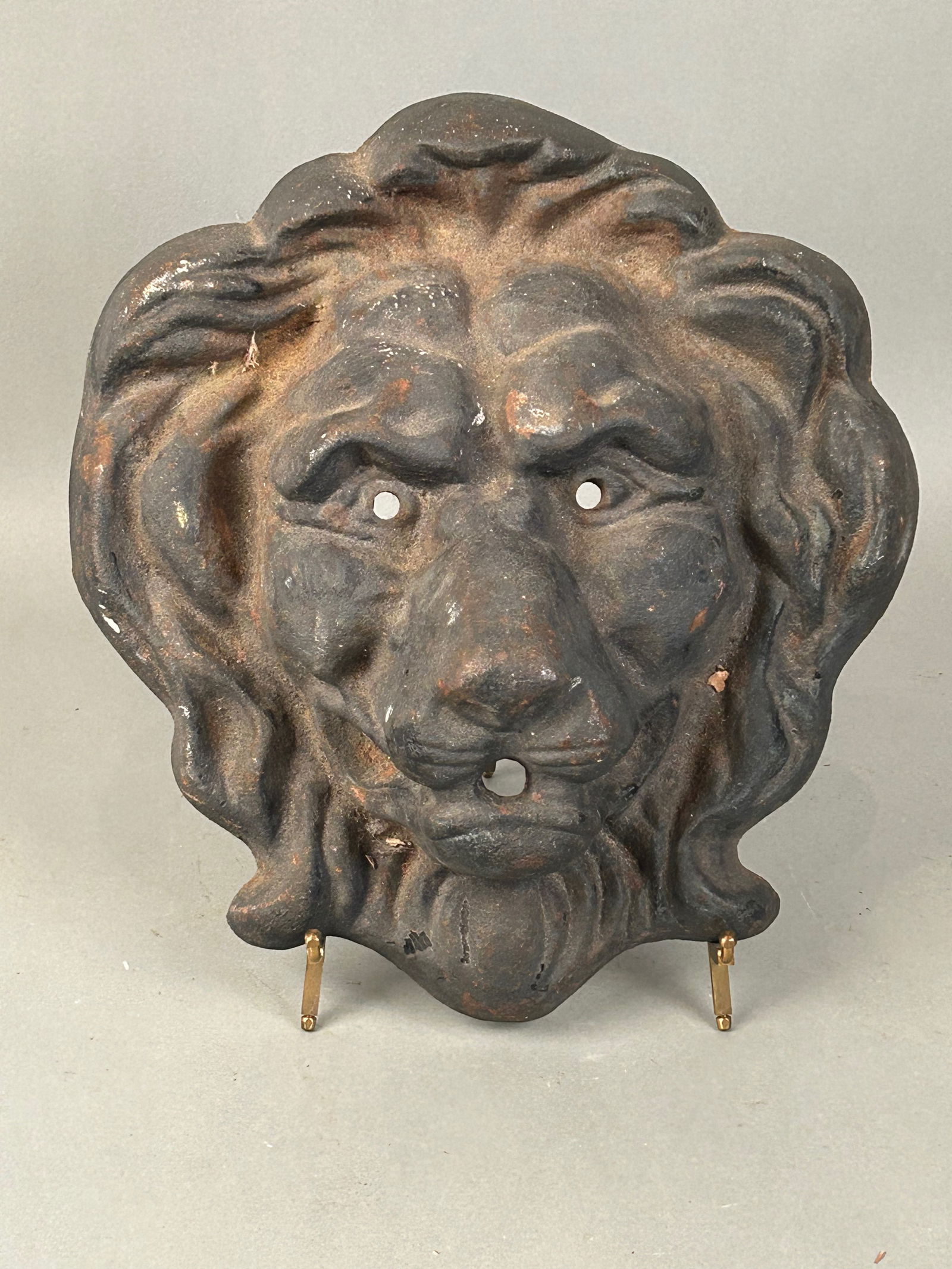 Antique Cast Iron Lions Head Fountain Spout (1 of 5)